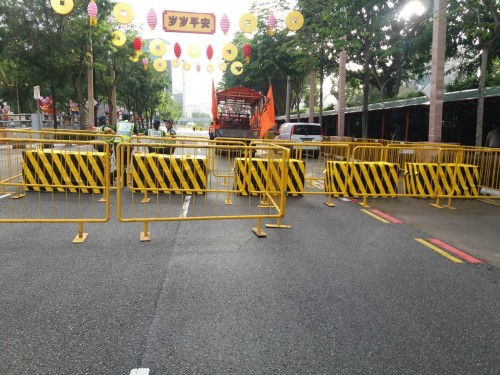 Chinatown CNY 2020 Opening Ceremony - 2 Ton Concrete Block with Cover