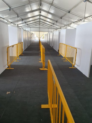 Covid-19 Deployment @ GQF - 1.2m H Barricade 2