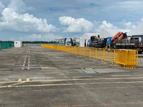 Covid-19 Deployment @ GQF - 1.2m H Barricade 3