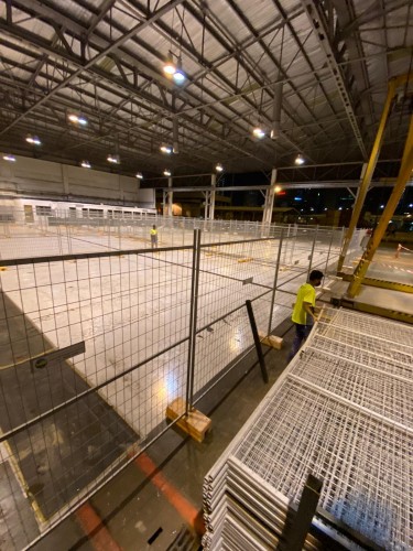 Covid-19 Deployment @ GQF - Temporary High Fencing