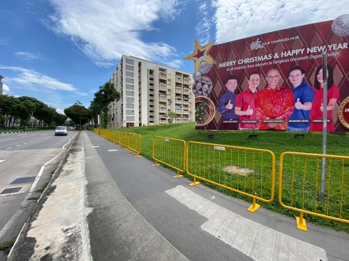 Heartland Countdown 2020 - Tampines 1.2m H Barricade