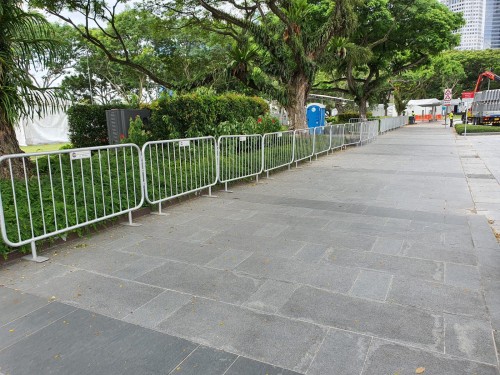 NDP 2020 - Aluminium Barricade